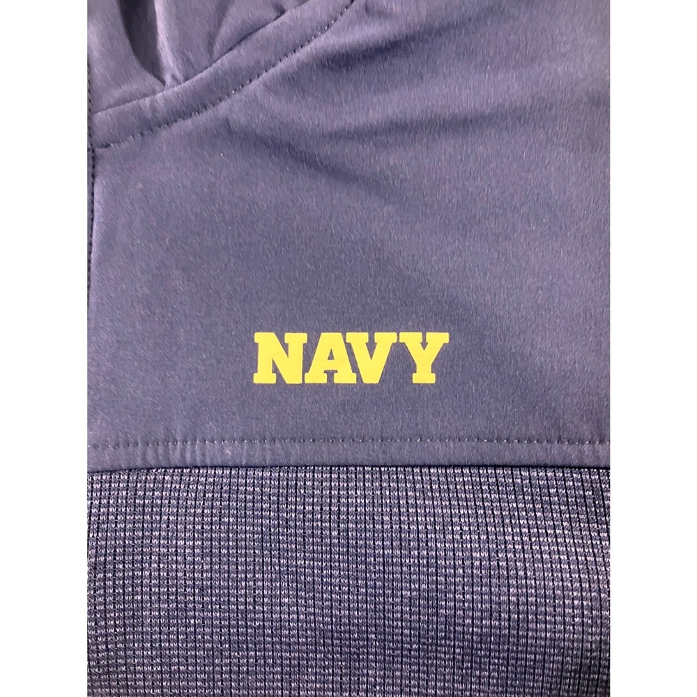 Under Armour Navy Mens Quarter Zip Pullover Sweatshirt Size L G - Picture 4 of 10